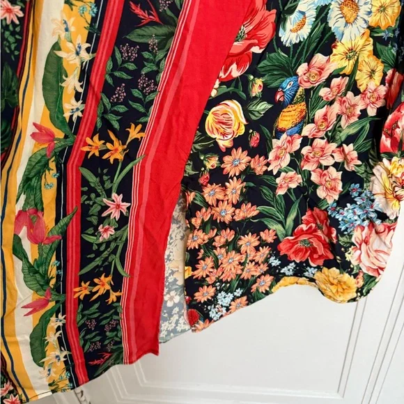 Farm Rio for Anthropologie Fiji Floral Midi maxi Skirt - Multicolor - Picture 7 of 8